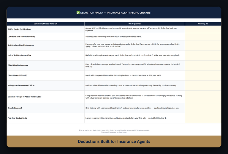 Deduction Finder tab